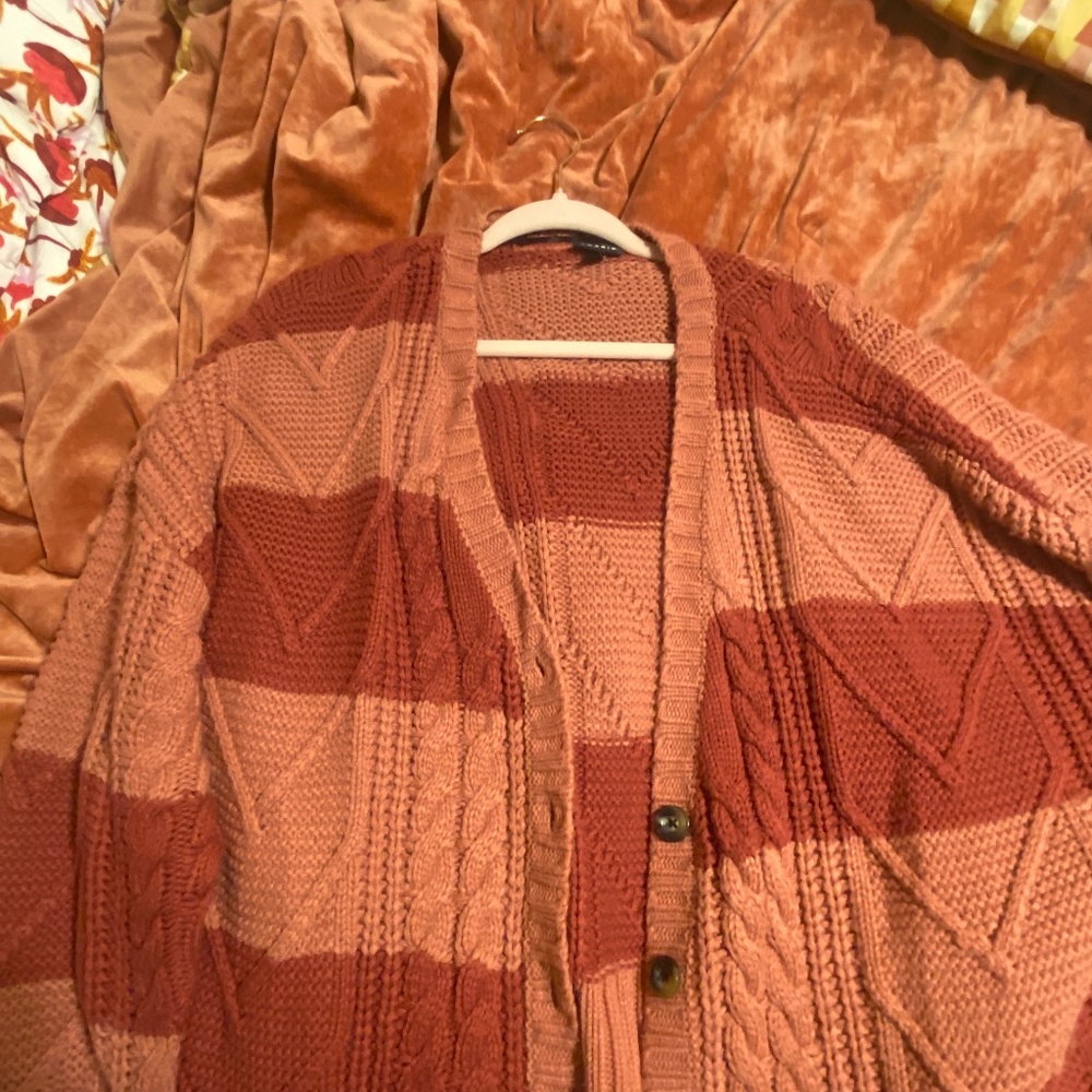 Torrid Pink and Mauve Sweater